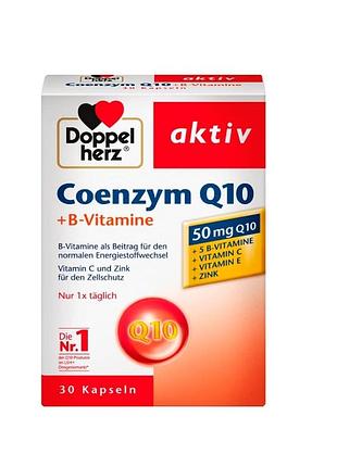 Doppelherz aktiv coenzym q10 + b-vitamine (30 kapseln) биологически активная добавка