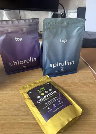 Біологічно активні речовини top spirulina спіруліна та хлорела