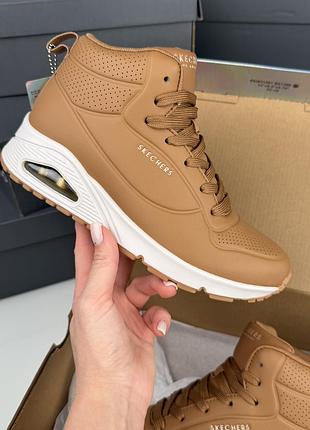 Качественные проверенные ботинки skechers uno - stand high