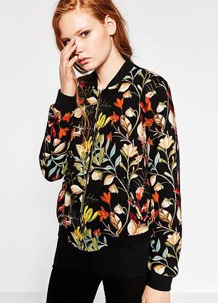 Жіноча бомбер-куртка zara trafaluc outerwear, розмір xs