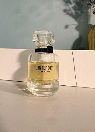Парфуми givenchy l’interdit мініатюра 10 мл 3