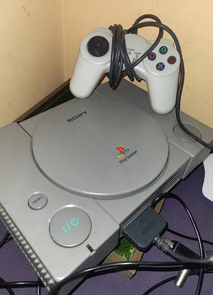 Ретро ігрова приставка sony playstation 1 fat (scph-9002 pal) original