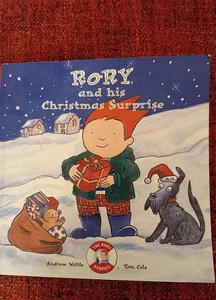 Детская иллюстрированная рождественская книга «rory and his christmas surprise»