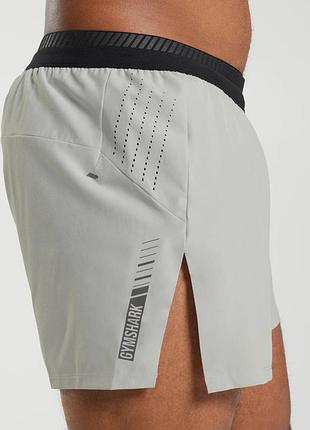 Мужские спортивные шорты gymshark run для спорта зала бега тренировок бодибилдинга under armour бриджи gold’s gym men shorts беговые трекинговые nike