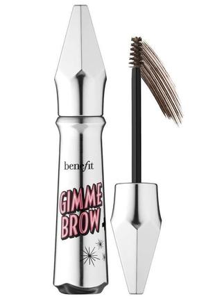 Гель-фібра для брів benefit gimme brow + volumizing eyebrow gel у відтінку 2, 3 гр.1 фото