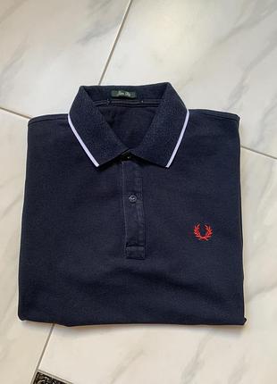 Оригінальне поло fred perry slim fit made in italy — розмір m