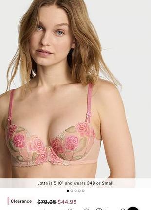 Бюстгальтер жіночий victoria’s secret рожевий 80c нова колекція
