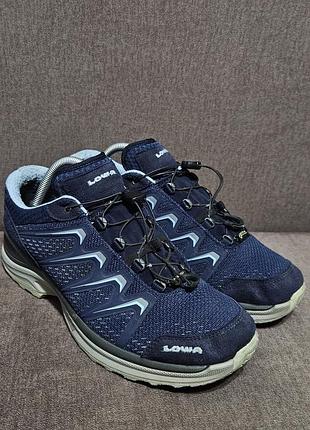 Трекінгові кросівки lowa maddox gtx loсинього кольору з мембраною gore-tex