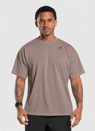 Мужская футболка gymshark arrival oversized