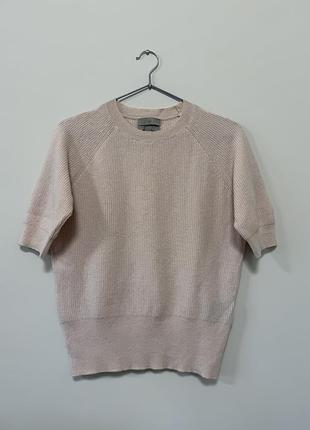 Кашемировая футболка джемпер h&m premium