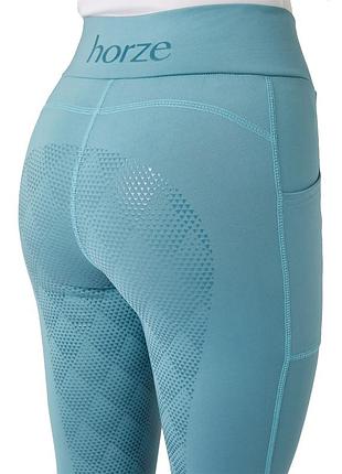 Леггинсы для верховой езды horze tifa womens high waist full seat tights with phone pocket