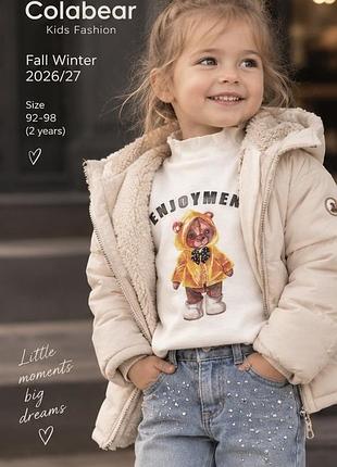 🤍 утеплений гольф colabear розмір 92-98