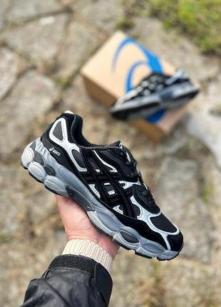 Кросівки asics gel nyc black gray