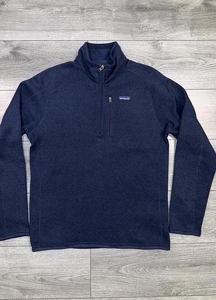 Чоловічац флісова кофта patagonia better sweater 1/4 zip (оригінал)