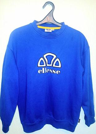 Світшот ellesse vintage / синій свитшот еллесс винтаж xl junior (158-164)