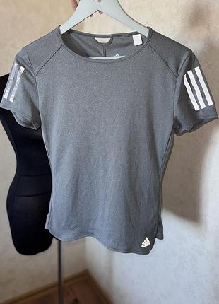 Жіноча футболка сіра adidas спортивна нова адідас