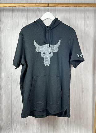 Under armour project rock худі з коротким рукавом в розмірі l