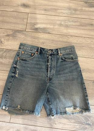 Джинсовые шорты mango