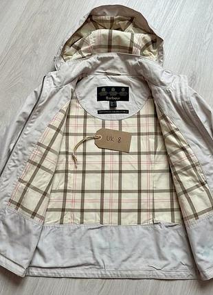 Жіноча куртка-вітрівка barbour (оригінал, waterproof) / розмір xs-s (uk 8)