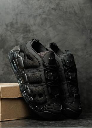 Nike air more uptempo low black 2