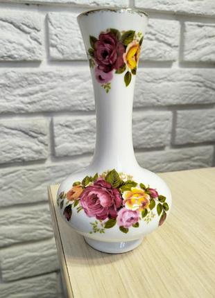 Розкішна порцелянова вазочка cottage rose