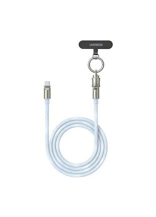 Дата кабель usb-c to usb-c 1.2m 60w blue ugreen (35511)