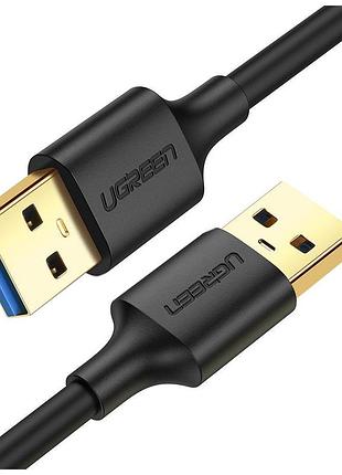 Дата кабель usb 3.0 am/am 0.5m us128 black ugreen (10369)