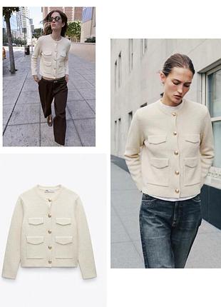Модочный кардиган zara old money • кофта зара • свитер