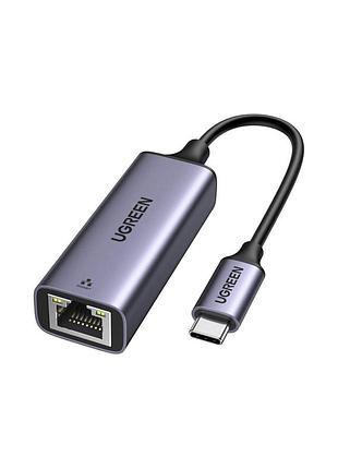 Перехідник usb-c to rj45 ethernet 1000mbps cm199 ugreen (50737)