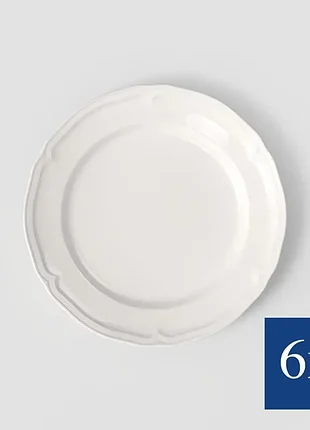Набір обідніх тарілок villeroy & boch manoir 27 см 6 шт високоякісна порцеляна 1023962620