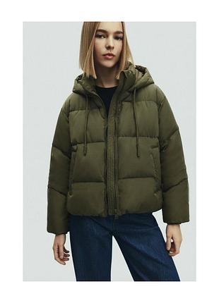 Зимняя куртка анорак zara • пуховик зара • пуфер