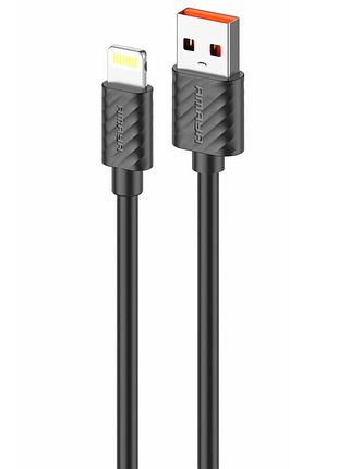 Дата кабель amaya l77 usb to lightning 2a (1m) black