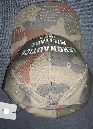 Бейсболка чоловіча aeronautica militare бавовна камуфляж