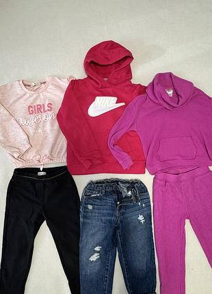 Nike, gap, ovs комплект одягу для дівчинки 4-5 років 100-110 см