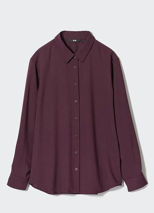 Рубашка женская, uniqlo, размер l.
