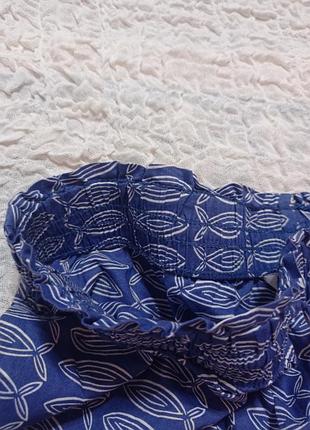 H&amp;m шорты коттон узор рыбки м 💙 8