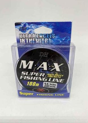 Лiска max 0,28мм 8,20кг 100м срібний sm-y-20-028 тм prc