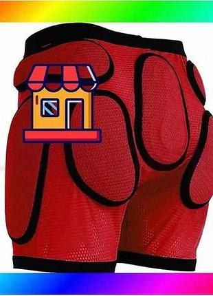 Bs защитные детские шорты best mix sport gear red bas77/n