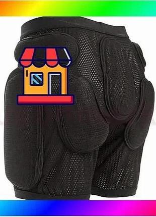 Bs защитные детские шорты best mix sport gear черные bas77/n