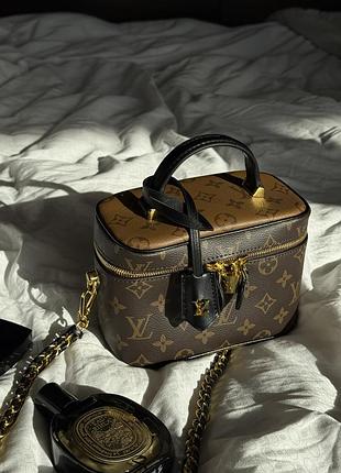 Louis vuitton vanity pm bag monogram brown [магнитная коробка] 19 x 13 x 10