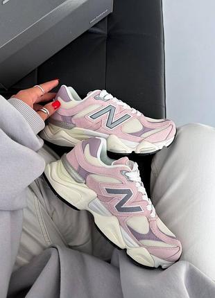 Женские кроссовки new balance 9060 rose sugar angora
