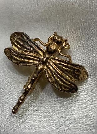 🌾 🦟 винтажная брошь бабка art nouveau / figural 1980и vintage 🌸