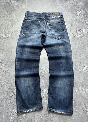 Vintage винтажные джинсы g-star big logo bootcut flared будкат клеш size 32/32 размер 32/32