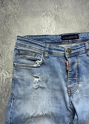 Vintage винтажные джинсы dsquared2 дискваред distressed дистрессед big logo size 32 размер 32 8