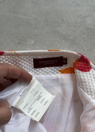 Burberry nova check юбка спідниця у квітку 3