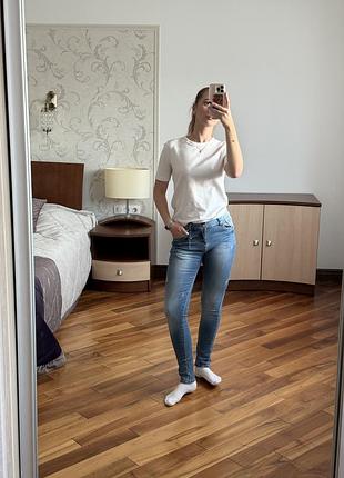 Джинси cudi jeans жіночі сині із середньою посадкою розмір с