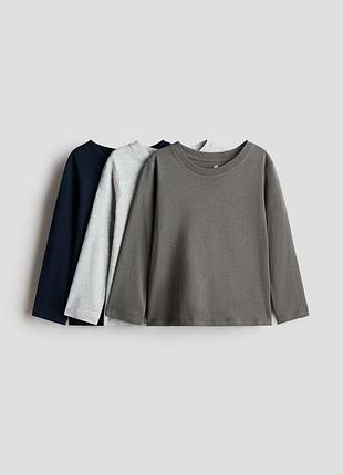 Реглан h&amp;m для мальчика, футболка с длинным рукавом, лонгслив, детская футболка