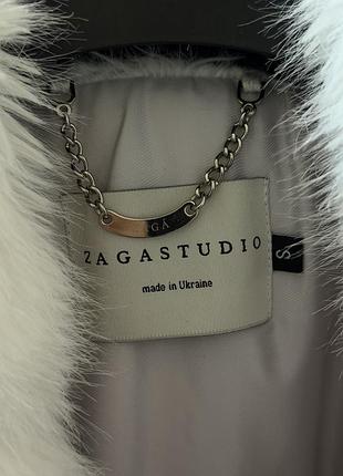 Біла шуба zaga studio 7