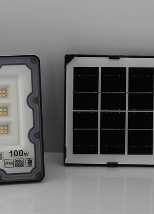 Вуличний ліхтар на стовп на сонячній панелі 100w jx 007/8954 (10)