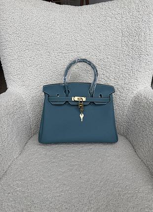 Birkin 30 cm blue